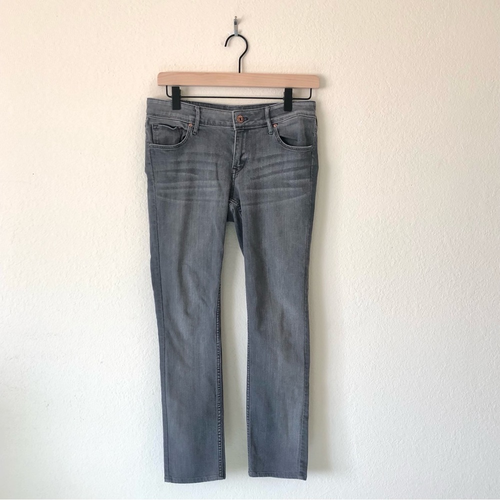 H&M Skinny Low-Waist Light Grey Denim Jeans – Women's 29